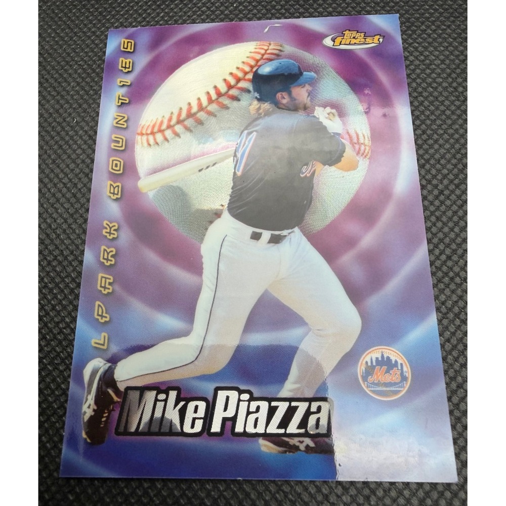 2000 Topps Finest Mike Piazza New York Mets Ballpark Bounties BB2 Baseball Card